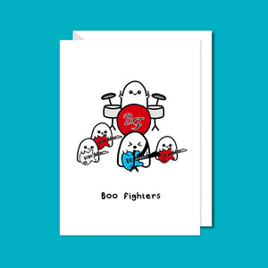 Boo Fighters Card - Greetings Card - Innabox - puns