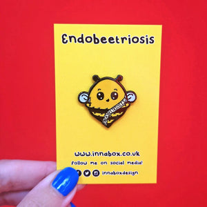 Endometriosis Enamel Pin - Invisible Illness Club - Innabox