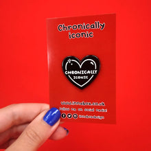 Load image into Gallery viewer, Chronically Iconic Enamel Pin - Invisible Illness Club - Innabox - self care
