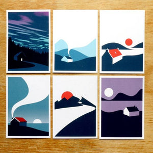 Cabin Collection Mini Print set - OR8 Design - mini screen prints
