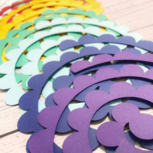 Load image into Gallery viewer, Paper Flower Making Kit - Make your own Rainbow - Bright Colours - Turn the Page Design
