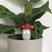 Load image into Gallery viewer, Toadstool Plant Pal - Polymer Clay decoration - Lotte Howe Designs
