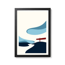 Load image into Gallery viewer, The Angel of the North Screen print - North East Landmarks Art print - Or8 Design
