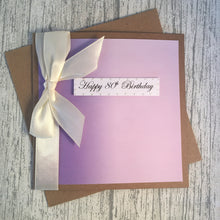Load image into Gallery viewer, 80th Birthday Card - 80 - Handmade by Natalie
