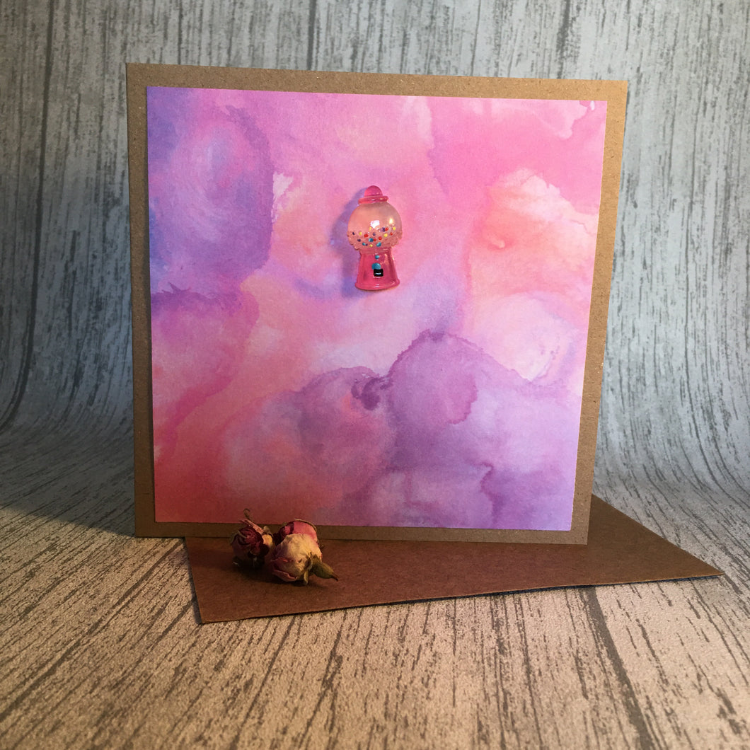 Sweetie Machine Card - Handmade by Natalie