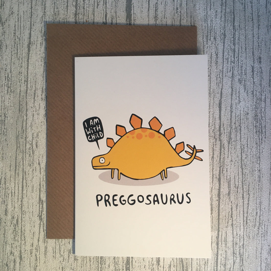 Preggosaurus - Dinosaur - Katie Abey - Baby Shower