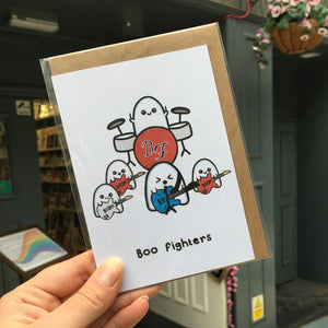 Boo Fighters Card - Greetings Card - Innabox - puns