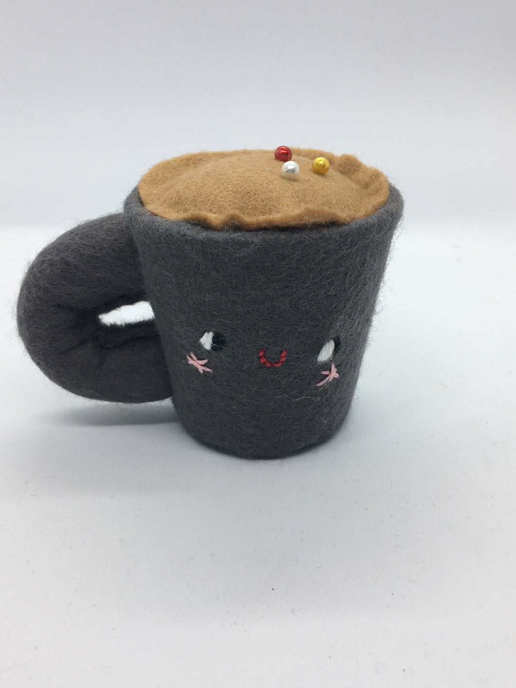 Felt Teacup Pincushion - Little Egg Design