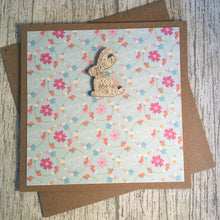 Load image into Gallery viewer, Bunny Easter Card - Easter - Handmade by Natalie
