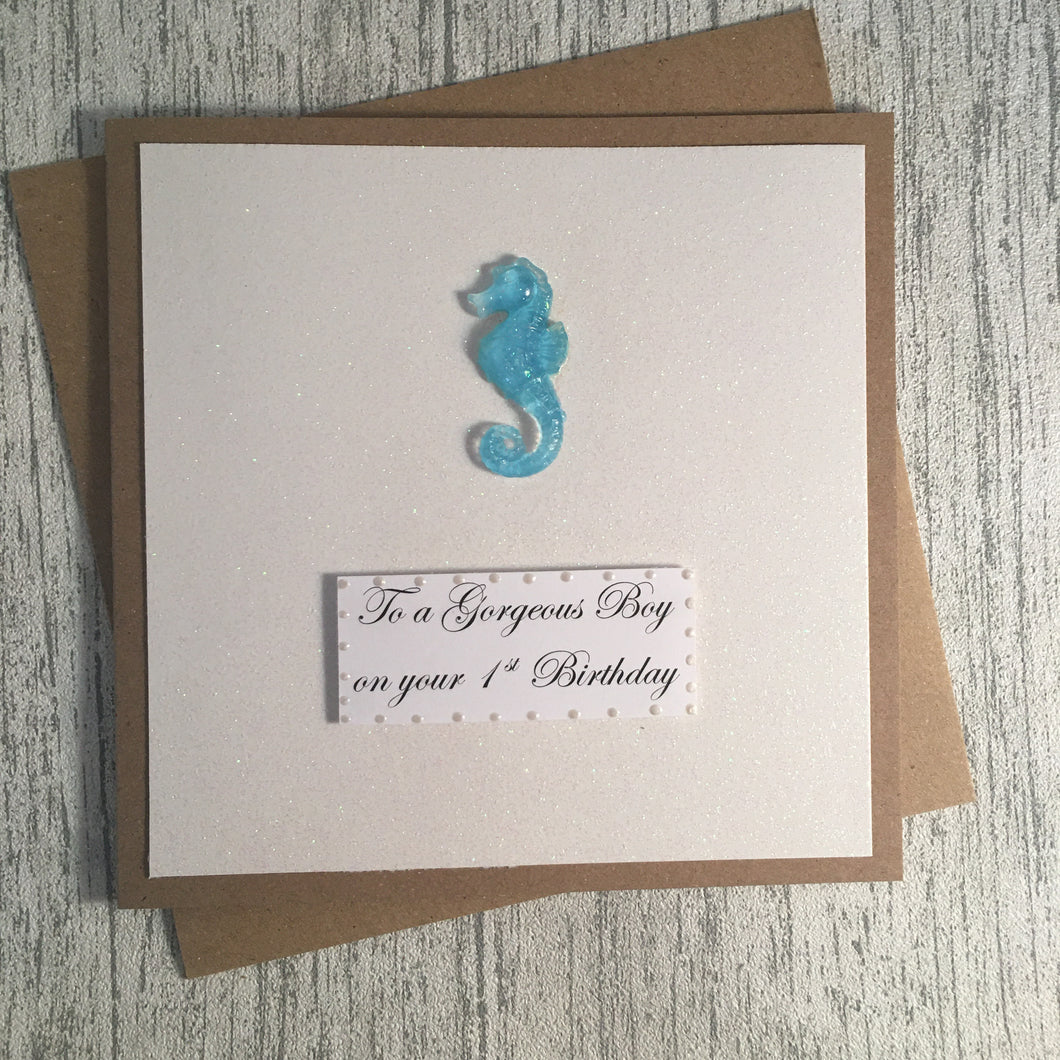 1st Birthday Card - 1 - Handmade by Natalie