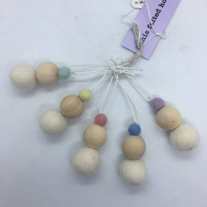 Felt Ball Decorations - This Felted House