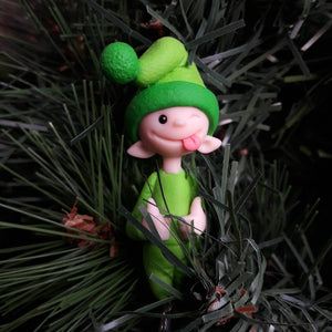 Elf Tree Decoration/clip- Pins and Noodles