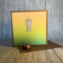 Load image into Gallery viewer, Ice cream sundae Card - Handmade by Natalie
