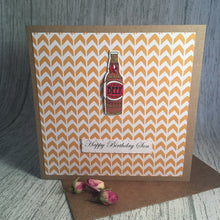 Load image into Gallery viewer, Son Birthday Card - Handmade by Natalie
