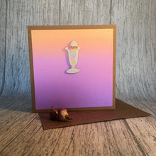 Load image into Gallery viewer, Ice cream sundae Card - Handmade by Natalie
