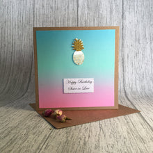 Load image into Gallery viewer, Happy Birthday Sister in Law Card - Sister in Law - Handmade by Natalie
