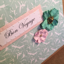 Load image into Gallery viewer, Bon Voyage Card - Handmade by Natalie - Leaving
