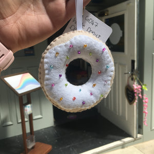 Doughnut Felt Decoration - Donut - Giddy Designs