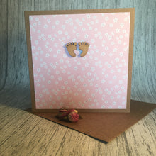 Load image into Gallery viewer, Baby Card - Handmade by Natalie - New baby
