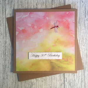 30th Birthday Card - 30 - Handmade by Natalie