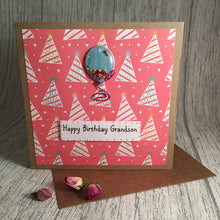 Load image into Gallery viewer, Grandson Birthday Card - Handmade by Natalie
