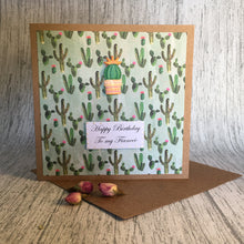 Load image into Gallery viewer, Fiancée Birthday Card - Handmade by Natalie
