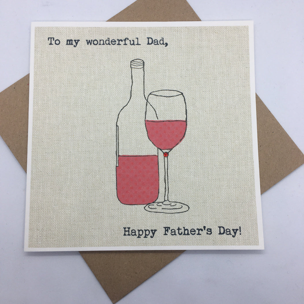 To my wonderful Dad - Fathers Day Card - Juniper Tree