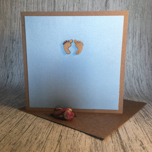 Baby Card - Handmade by Natalie - New baby