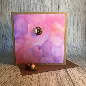 Doughnut Card - Handmade by Natalie