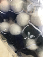 Load image into Gallery viewer, Felt Ball Garland - Black &amp; White - This Felted House
