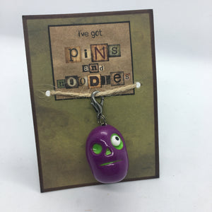 Monster Head Charm - Pins and Noodles