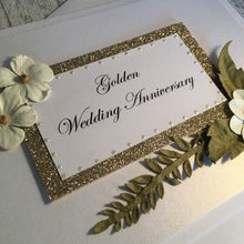 Load image into Gallery viewer, Golden Wedding Anniversary - Handmade By Natalie
