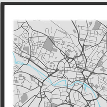 Load image into Gallery viewer, Leeds Map Illustration - A4 print - Art by Arjo - Yorkshire Illustrations
