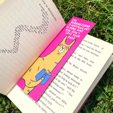 Load image into Gallery viewer, The Reading Llama Bookmark - Cute book lover gift - Katie Abey

