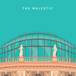 The Majestic, Leeds - Square Print - Empty Insides Art