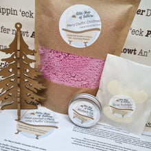 Load image into Gallery viewer, Have Yourself a Merry little Chuffin&#39; Christmas Bath and Body Gift Set - Little Shop of Lathers -Yorkshire Christmas Gifts
