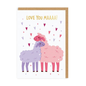 Love You Maaa! - Greetings Card - Birthday/Mothers Day card - OHHDeer