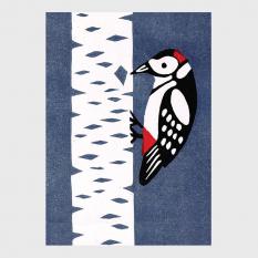 Notebook - A6 - Woodpecker - Rach Red Designs