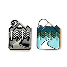 Load image into Gallery viewer, Enamel Pin - Outdoors - adventure - wanderlust - Or8 Design
