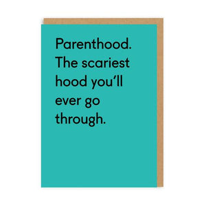 Parenthood greetings card - new baby - parents - OHHDeer - straight talking cards