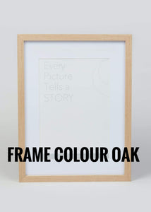 Personalised Character Name Print - Framed A4 print - I Heart Henry - Collection from OHC only