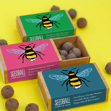 Load image into Gallery viewer, Seedball - Bee Friendly Wildflower Seed Box - sow wildflowers for the Bees!
