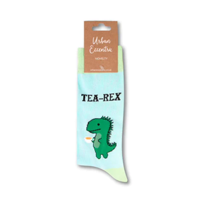 Tea-Rex Socks - Unisex socks - Urban Eccentric - Puns