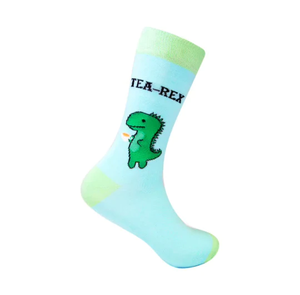 Tea-Rex Socks - Unisex socks - Urban Eccentric - Puns