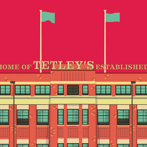 The Tetley, Leeds - Square Print - Empty Insides Art