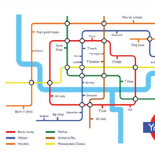 Load image into Gallery viewer, Yorkshire Underground Print - Yorkshire Gift Idea - The Yorkshire Print Company
