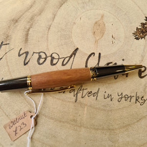 Luxury Wood turned Pens - Zeta Wooden refillable Pens - What Wood Claire Do?